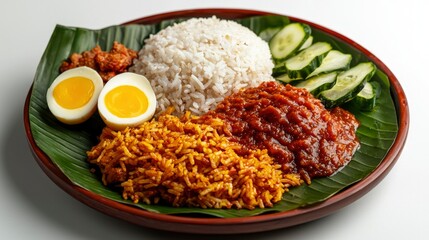 Rice dish with curry and vegetables