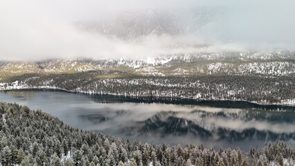 Canada mountain and ,lake