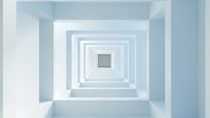 Obraz premium Exploded view blueprint of a city tower, internal core structure with HVAC and support systems, technical visualization