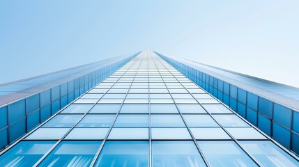 Obraz premium Futuristic skyscraper core structure with exposed steel framework, modern city skyline, architectural engineering