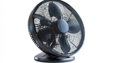 Black tabletop fan, ideal for cooling