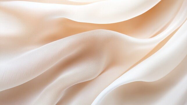 gracefully layered ivory tulle fabric background, bridal