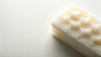 Soft Feminine Warm Foam Texture Background - Close-Up Macro Shot with Copy Space