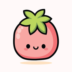vector illustration of a strawberry