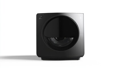 Obraz premium Compact, stylish, all-in-one washer dryer. Sleek, modern design with a circular loading door