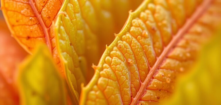 Close-up of modified plant leaves under microscope, scientific research, transgenic plants