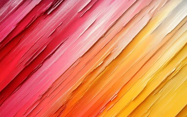 Abstract diagonal brushstrokes in warm colors.