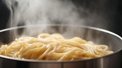 Steaming Hot Pasta Food Photography Delicious Italian Cuisine