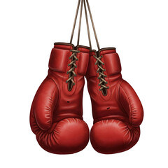red boxing gloves PNG transparent