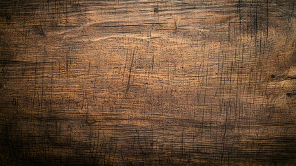 Dark Brown Rustic Wood Texture Background With Rough Grain And Vignette Effect Ideal For Vintage Designs