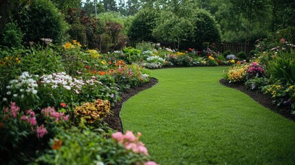 Fototapeta premium Lush garden path