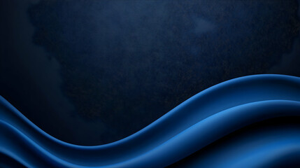 Dark Blue Abstract Background With Smooth Elegant Wave And Textured Pattern Graphic Design Element Wallpaper
