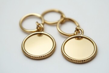 Golden Keychains: Exquisite Decorative Accessories
