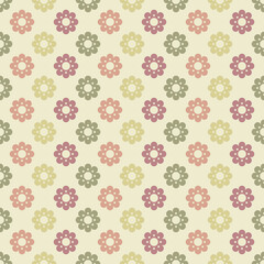 Pattern background for design. Colorful shapes seamless pattern.