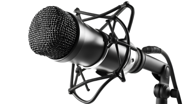 microphone with transparent background