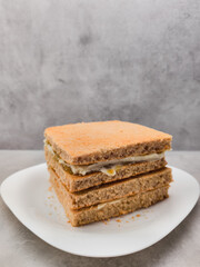 Delicious sponge cake layers waiting to be decorated mothers day
