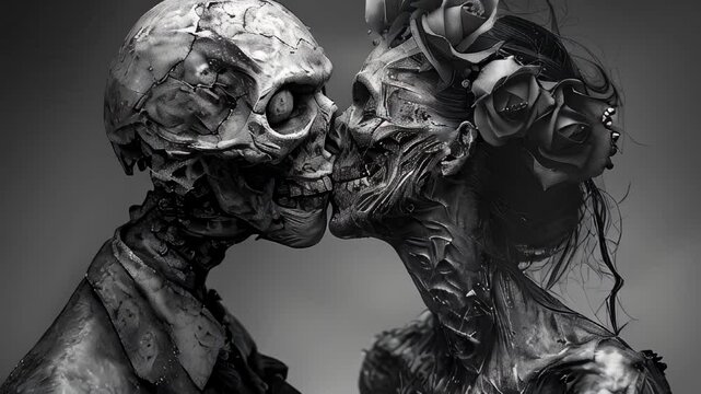 video of zombie wedding 