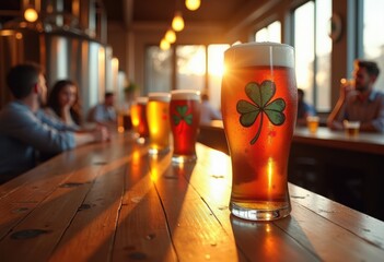 innovative craft beer experience lively brewery modern equipment inviting atmosphere, microbrewery, unique, design, decor, lighting, vibrant, colors