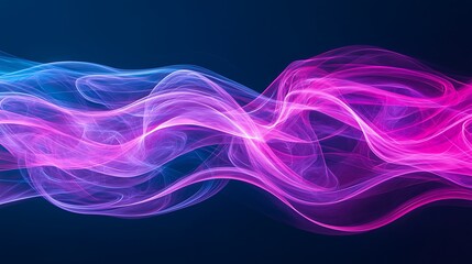 Vibrant Abstract Wave Patterns in Motion