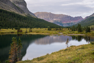 Poia Lake, Glacier National Park, Montana, USA