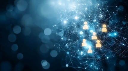 Digital networking event showcasing online community engagement virtual environment infographic view