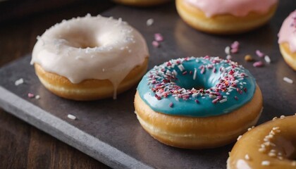 Gourmet Donuts with Creative Toppings: Matcha Glaze, Salted Caramel, and Crushed Oreos | Dessert Inspiration