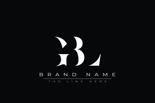 GBL abstract letter logo design. This logo is designed by three abstract letters.