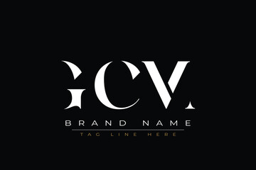 GCM abstract letter logo design. This logo is designed by three abstract letters.