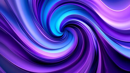 Fototapeta premium Dynamic abstract pattern of purple and blue hues