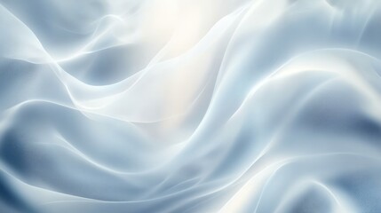Obraz premium Ethereal Abstract Art Soft Swirling White Light Blue Background