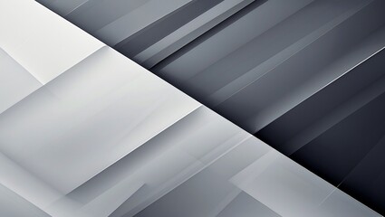 Dynamic gray and white diagonal line composition