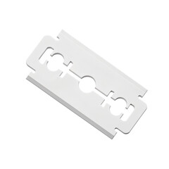 White Razor Blade with Unique Shape for Artistic Use