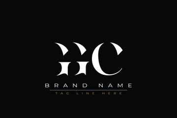 GGC abstract letter logo design. This logo is designed by three abstract letters.