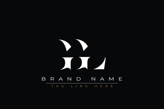 GGL abstract letter logo design. This logo is designed by three abstract letters.