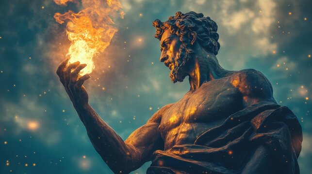 Prometheus, the Titan who gave fire to humanity, enabled growth and innovation.