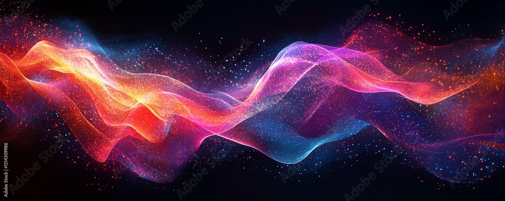 Aufkleber A digital representation of interconnected user profiles, with vibrant lines of data flowing between them, symbolizing the seamless flow of information in a networked system