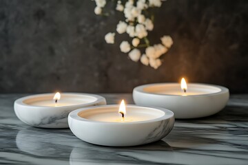 Elegant Marble Candles - A Luxurious Home Decor