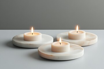 Elegant Marble Candle Holders for a Cozy Home