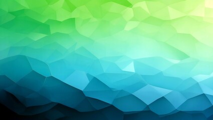 Obraz premium Gentle gradient from light green to deep blue