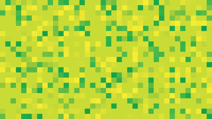 Background Pixel Abstract Yellow and Green