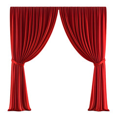 Red curtains stage backdrop theater performance drama show