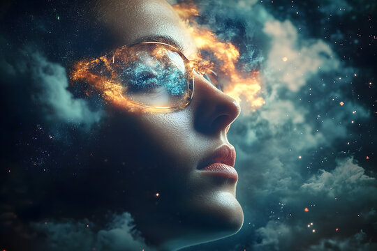 Visualization of deep cognitive insight and self-awareness.