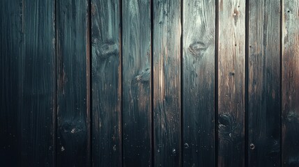 Obraz premium Wooden wall with dark background creating an atmospheric space for passive income ideas and copy space for text