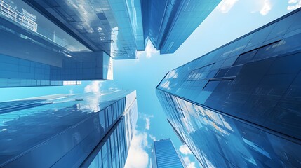 Obraz premium modern architecture in the city