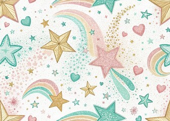 Inspirational Journaling Drone Photo - Pastel Glitter Backdrop