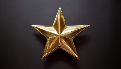 Obraz premium 単体で配置された、金色の星