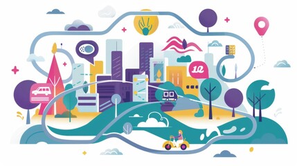 Unique Winding Road Timeline Concept: Unraveling a Captivating Narrative