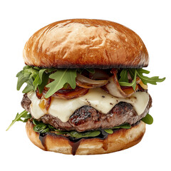 hamburger isolated on white