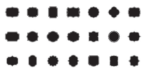 Set of decorative frame