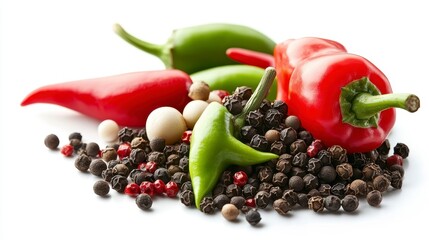 Colorful Spices and Peppers